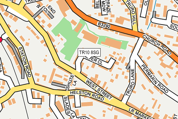 TR10 8SG map - OS OpenMap – Local (Ordnance Survey)