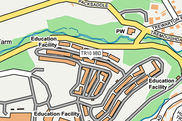 TR10 9BD map - OS OpenMap – Local (Ordnance Survey)