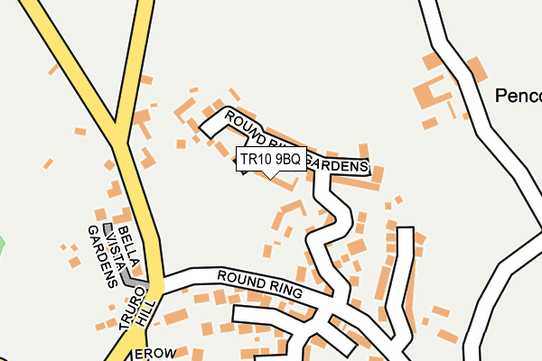 TR10 9BQ map - OS OpenMap – Local (Ordnance Survey)