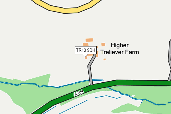 TR10 9DH map - OS OpenMap – Local (Ordnance Survey)
