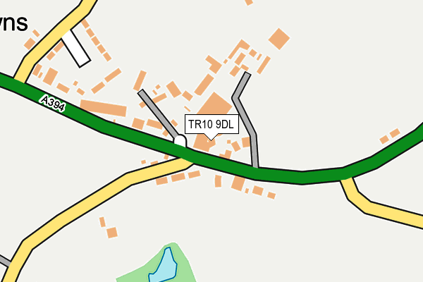 TR10 9DL map - OS OpenMap – Local (Ordnance Survey)