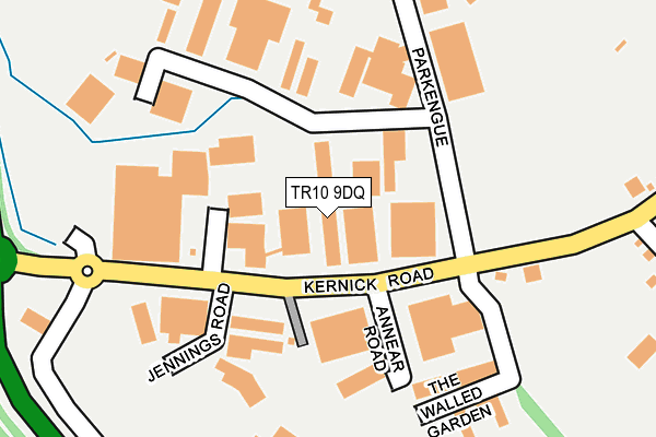 TR10 9DQ map - OS OpenMap – Local (Ordnance Survey)