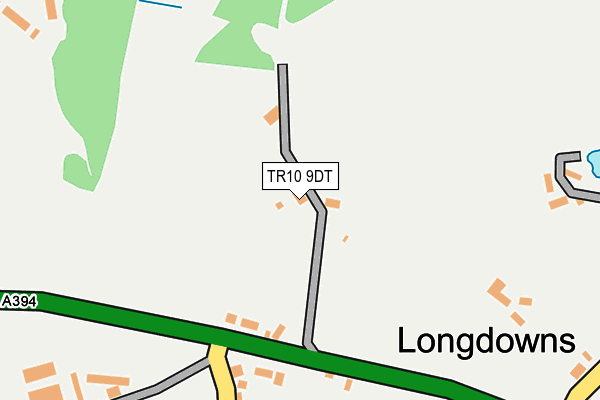 TR10 9DT map - OS OpenMap – Local (Ordnance Survey)