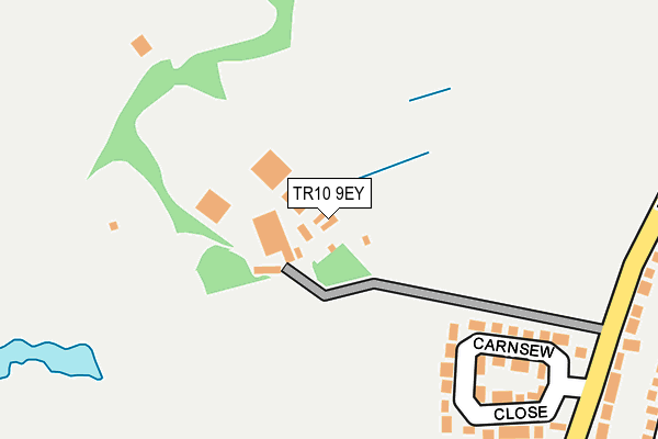 TR10 9EY map - OS OpenMap – Local (Ordnance Survey)
