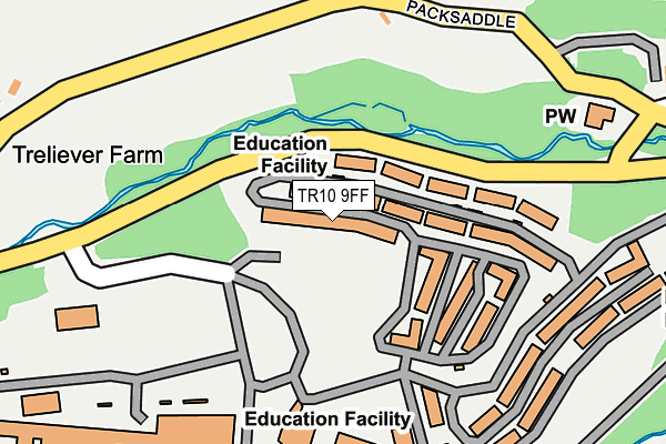 TR10 9FF map - OS OpenMap – Local (Ordnance Survey)