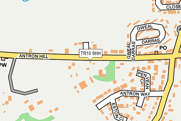 TR10 9HH map - OS OpenMap – Local (Ordnance Survey)