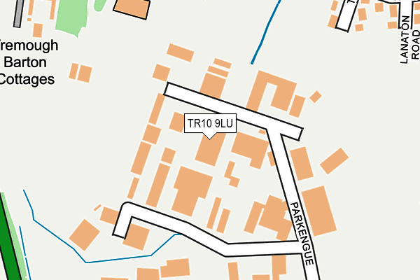 TR10 9LU map - OS OpenMap – Local (Ordnance Survey)