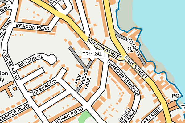 TR11 2AL map - OS OpenMap – Local (Ordnance Survey)