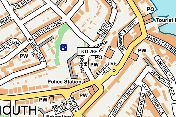 TR11 2BP map - OS OpenMap – Local (Ordnance Survey)