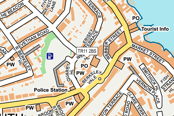 TR11 2BS map - OS OpenMap – Local (Ordnance Survey)