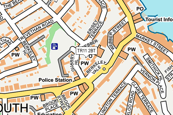 TR11 2BT map - OS OpenMap – Local (Ordnance Survey)