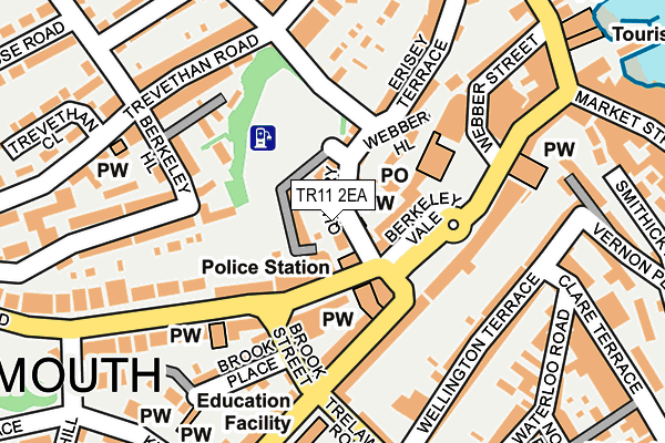 TR11 2EA map - OS OpenMap – Local (Ordnance Survey)