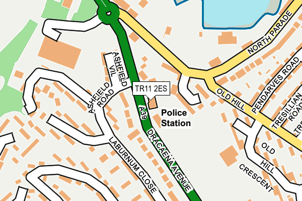 TR11 2ES map - OS OpenMap – Local (Ordnance Survey)