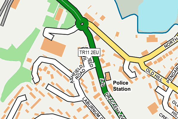 TR11 2EU map - OS OpenMap – Local (Ordnance Survey)