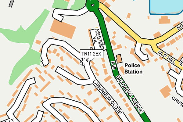 TR11 2EX map - OS OpenMap – Local (Ordnance Survey)
