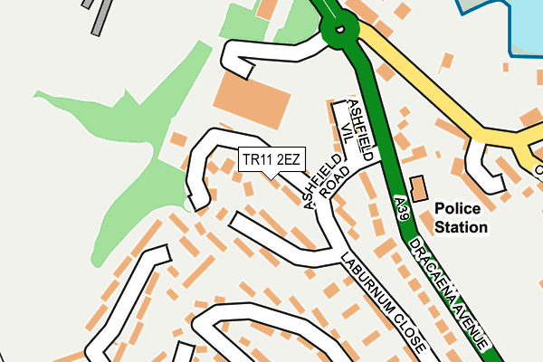 TR11 2EZ map - OS OpenMap – Local (Ordnance Survey)