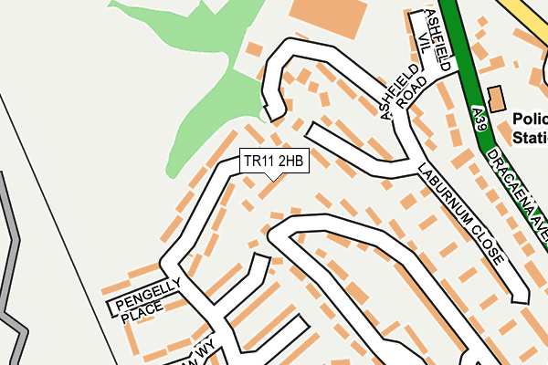 TR11 2HB map - OS OpenMap – Local (Ordnance Survey)