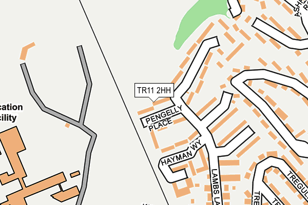 TR11 2HH map - OS OpenMap – Local (Ordnance Survey)