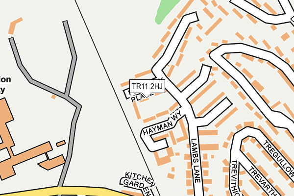 TR11 2HJ map - OS OpenMap – Local (Ordnance Survey)