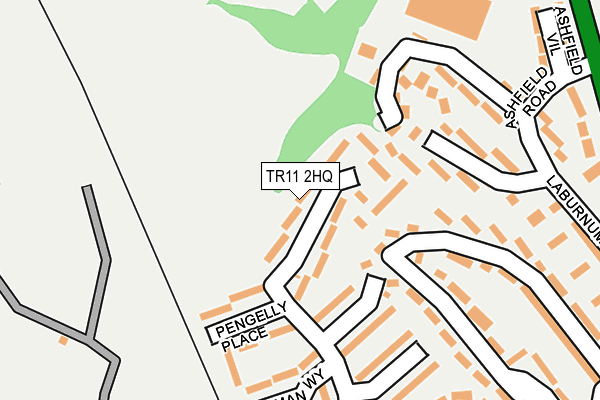 TR11 2HQ map - OS OpenMap – Local (Ordnance Survey)