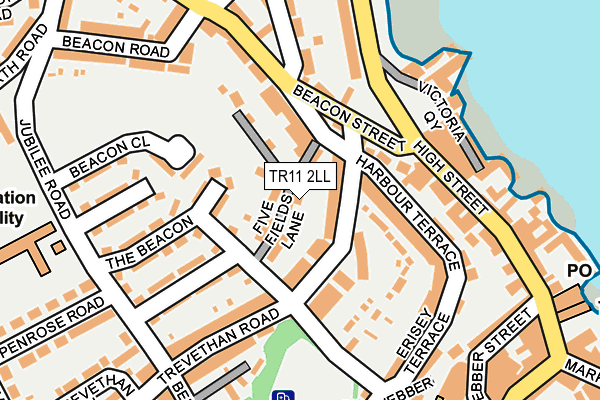 TR11 2LL map - OS OpenMap – Local (Ordnance Survey)