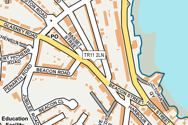 TR11 2LN map - OS OpenMap – Local (Ordnance Survey)