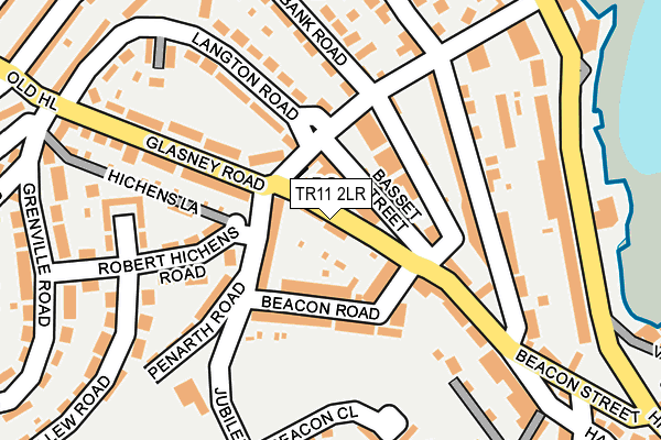 TR11 2LR map - OS OpenMap – Local (Ordnance Survey)