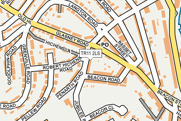 TR11 2LS map - OS OpenMap – Local (Ordnance Survey)