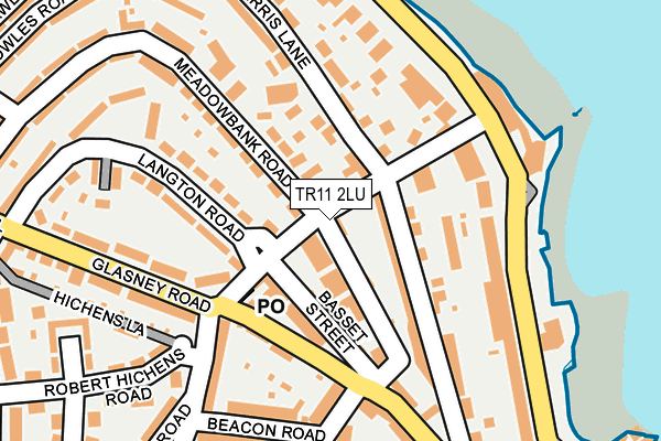 TR11 2LU map - OS OpenMap – Local (Ordnance Survey)