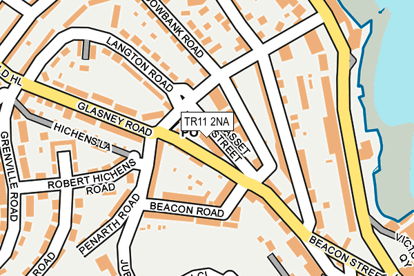 TR11 2NA map - OS OpenMap – Local (Ordnance Survey)
