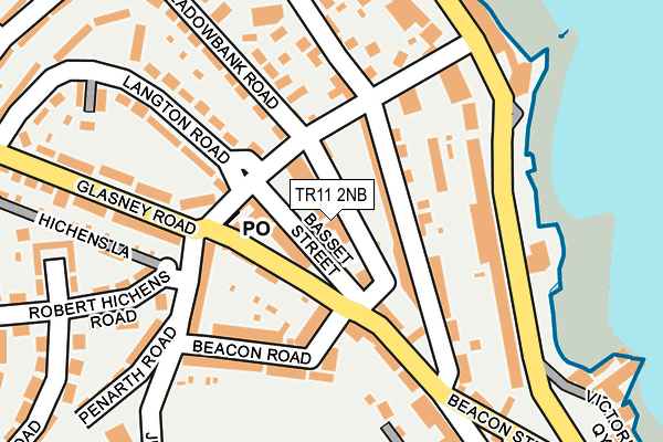 TR11 2NB map - OS OpenMap – Local (Ordnance Survey)