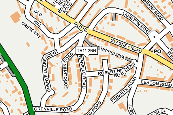TR11 2NN map - OS OpenMap – Local (Ordnance Survey)