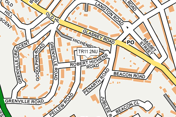 TR11 2NU map - OS OpenMap – Local (Ordnance Survey)