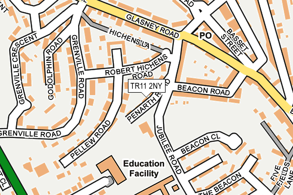 TR11 2NY map - OS OpenMap – Local (Ordnance Survey)