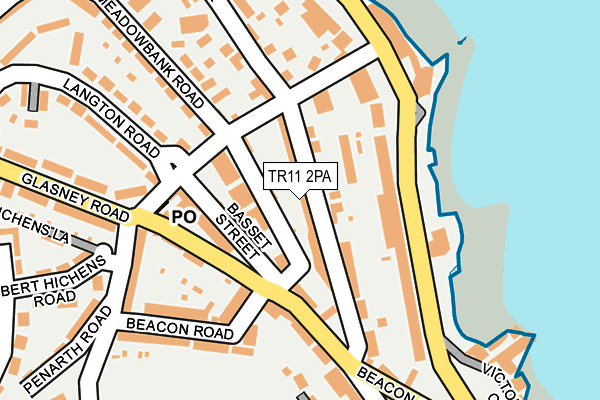 TR11 2PA map - OS OpenMap – Local (Ordnance Survey)