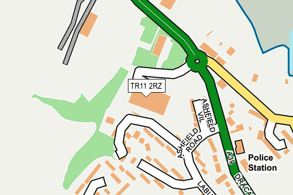 TR11 2RZ map - OS OpenMap – Local (Ordnance Survey)