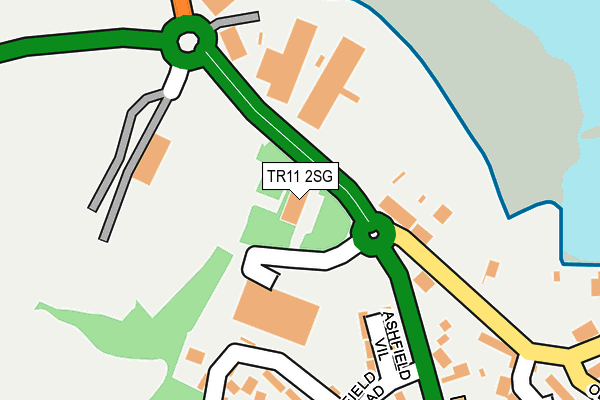TR11 2SG map - OS OpenMap – Local (Ordnance Survey)