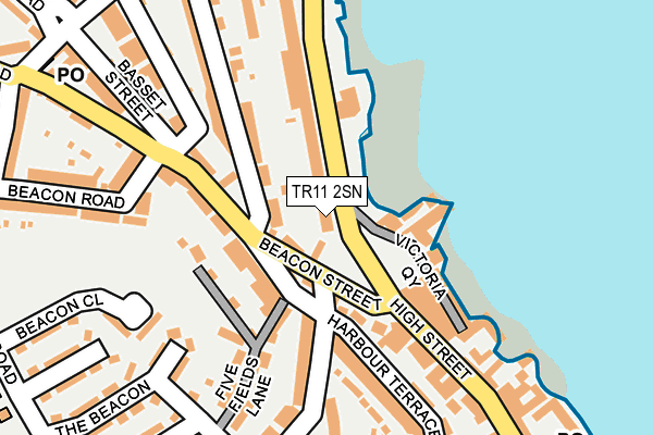 TR11 2SN map - OS OpenMap – Local (Ordnance Survey)
