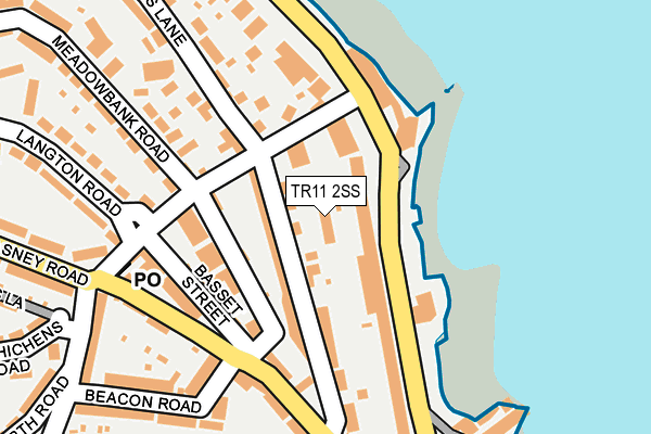 TR11 2SS map - OS OpenMap – Local (Ordnance Survey)