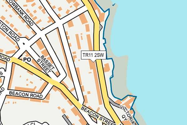 TR11 2SW map - OS OpenMap – Local (Ordnance Survey)
