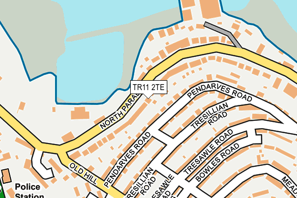 TR11 2TE map - OS OpenMap – Local (Ordnance Survey)