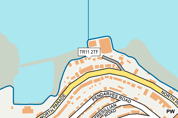 TR11 2TF map - OS OpenMap – Local (Ordnance Survey)