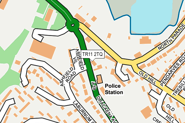 TR11 2TQ map - OS OpenMap – Local (Ordnance Survey)