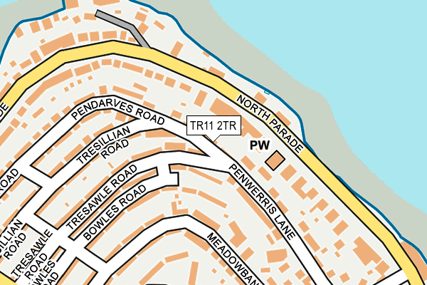 TR11 2TR map - OS OpenMap – Local (Ordnance Survey)
