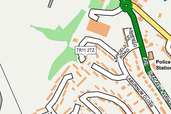 TR11 2TZ map - OS OpenMap – Local (Ordnance Survey)