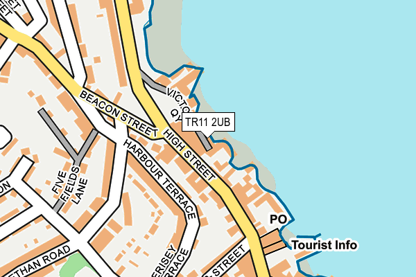 TR11 2UB map - OS OpenMap – Local (Ordnance Survey)