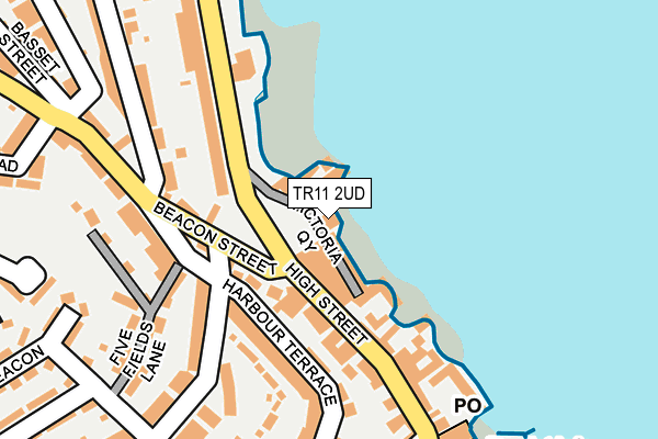 TR11 2UD map - OS OpenMap – Local (Ordnance Survey)