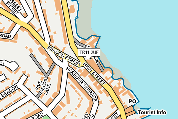 TR11 2UF map - OS OpenMap – Local (Ordnance Survey)