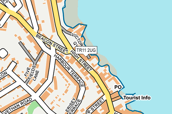 TR11 2UG map - OS OpenMap – Local (Ordnance Survey)