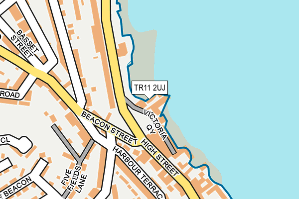 TR11 2UJ map - OS OpenMap – Local (Ordnance Survey)